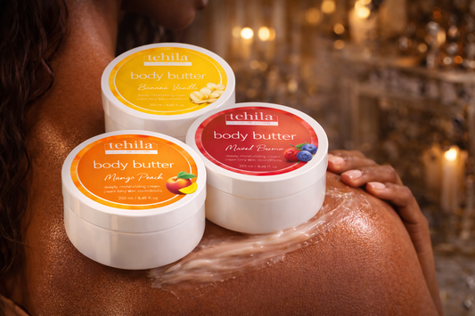 Tehila body butter for deep moisture and soft smooth skin
