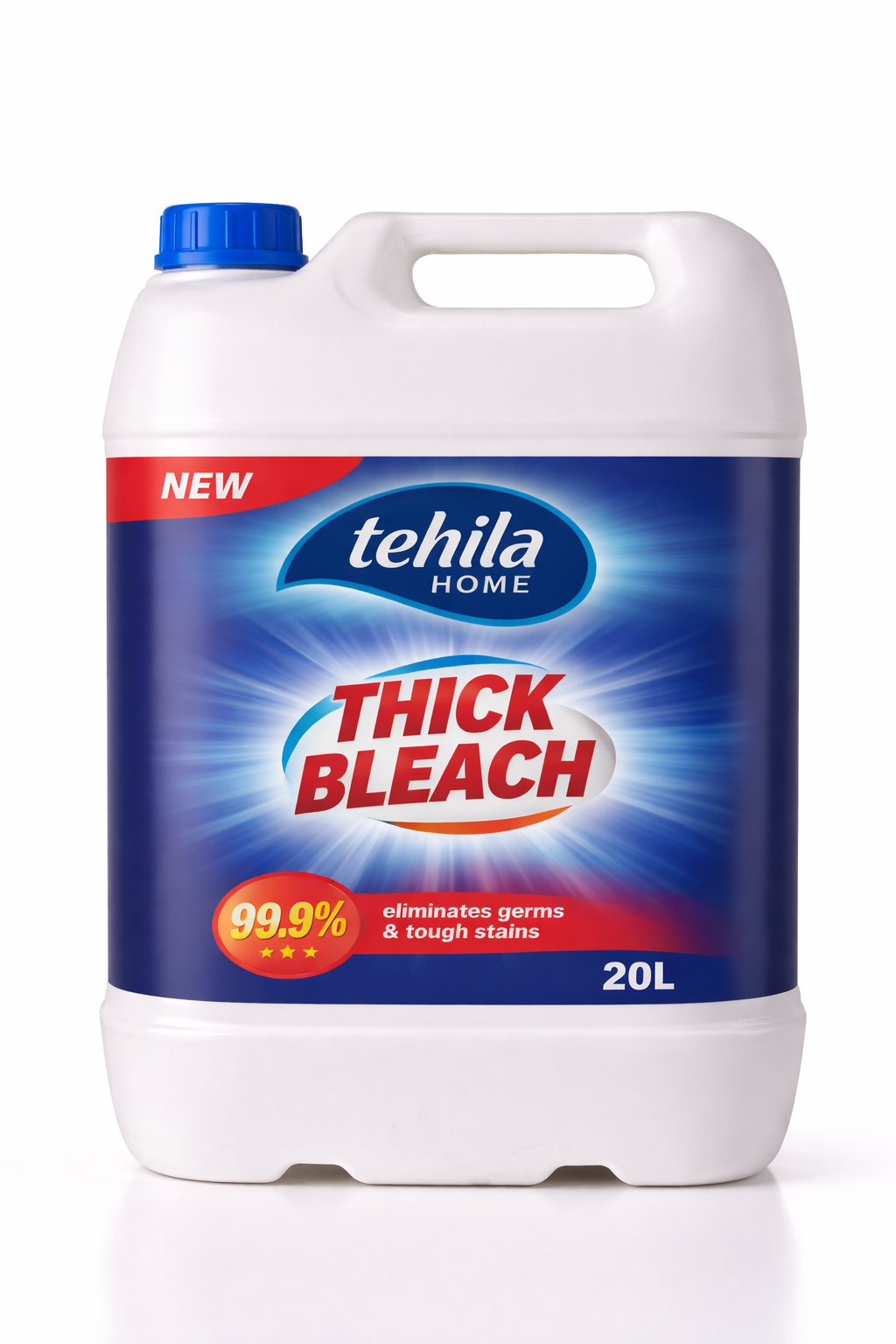 Tehila Home thick bleach disinfectant for toilets and bathroom cleaning
